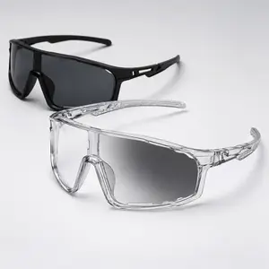 Unisex Photochromic Cycling Sunglasses - Windproof Men's Accessories, Ideal for Road Biking, Day and Night Outdoor Sports