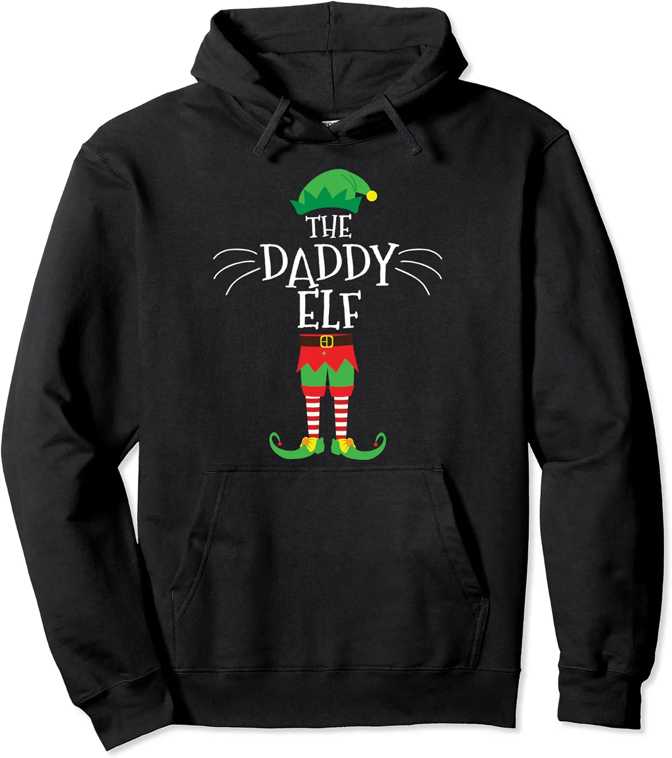 Cat Daddy Elf Matching Family Group Christmas Party Pajama Pullover Hoodie - Phoebeumba Shop 39B081JD7LZG