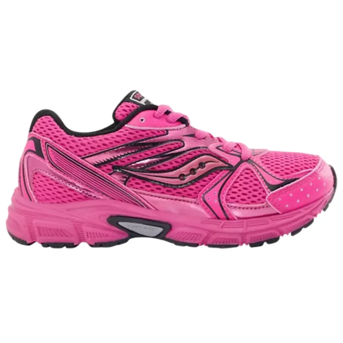 Saucony Ride Millennium Pink Black (PS) Fashion Shoes New