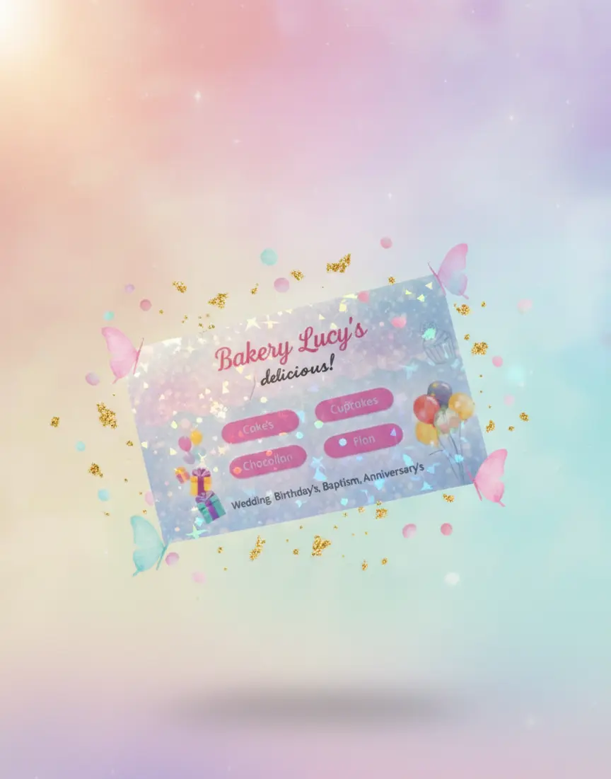 tarjetas de negocio Holografícas