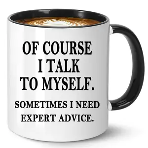 Funny Coffee Mug 11oz, Humorous Quote Design, Perfect Gift for Office Fans & Friends, Ideal for Parties, Holidays, Christmas, Ceramic Drinkware Cup