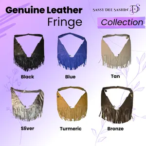 Genuine Leather Fringe Crossbody Bag RFID Protected, Comfortable, Stylish & Versatile Handbag with 10 Pockets for Any Occasion