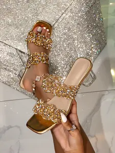 Women's Transparent High Heel Sandals, Clear Heels, Fashionable Square Toe Sandals for Party, Daily Clothing Decor, Trendy All-match & Exquisite Heels for Women & Girls, Shoe, Elegant Heeled Sandals