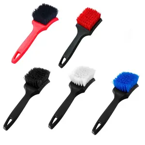 Durable Nylon Tire Brush with Bristles, Effective Car Wheel Cleaning Tool, Essential Auto Detailing Accessory for Maintenance & Care