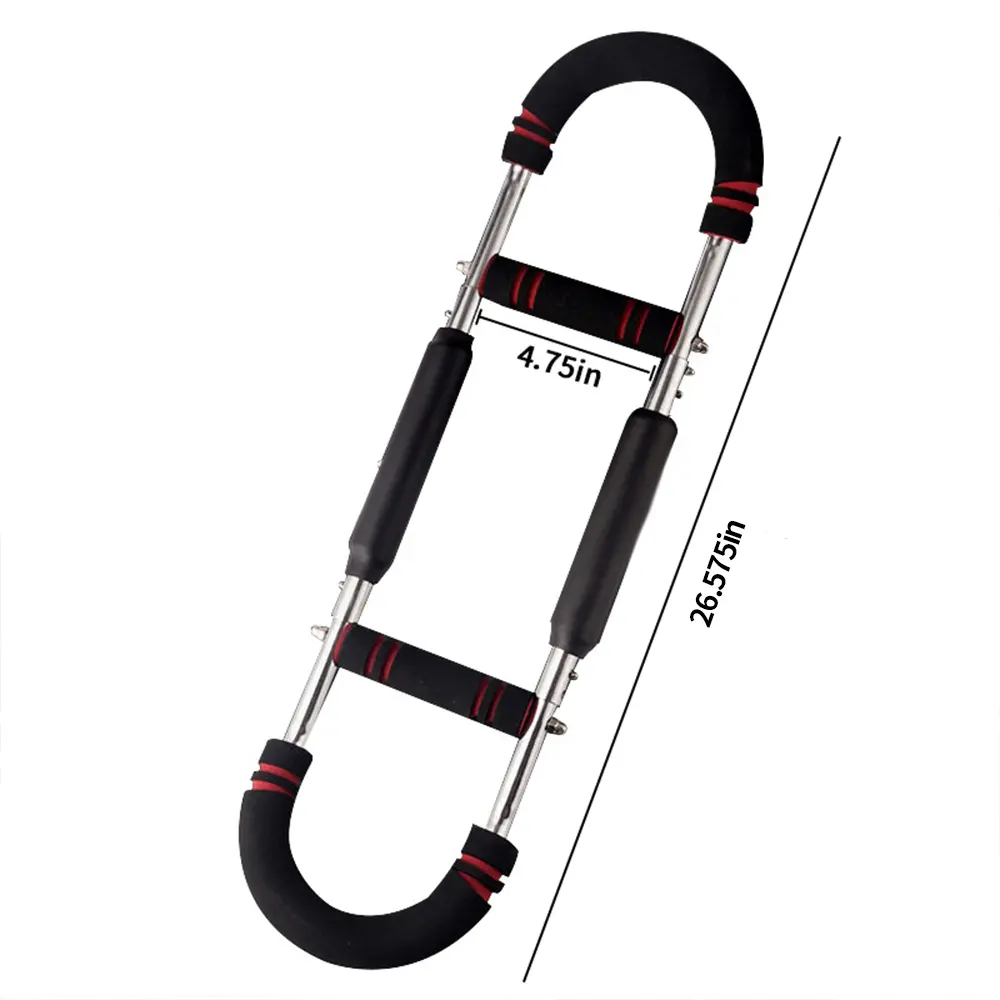 Adjustable Power Twister for Men: Arm, Chest & Shoulder Muscle Trainer - Portable Spring Resistance Home Gym Equipment