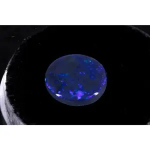 Lightning Ridge Black Opal Round Cabochon 2.1ct.