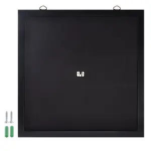 Dart Backboard Wall Protector for Dart Board Surround (Black/Brown)