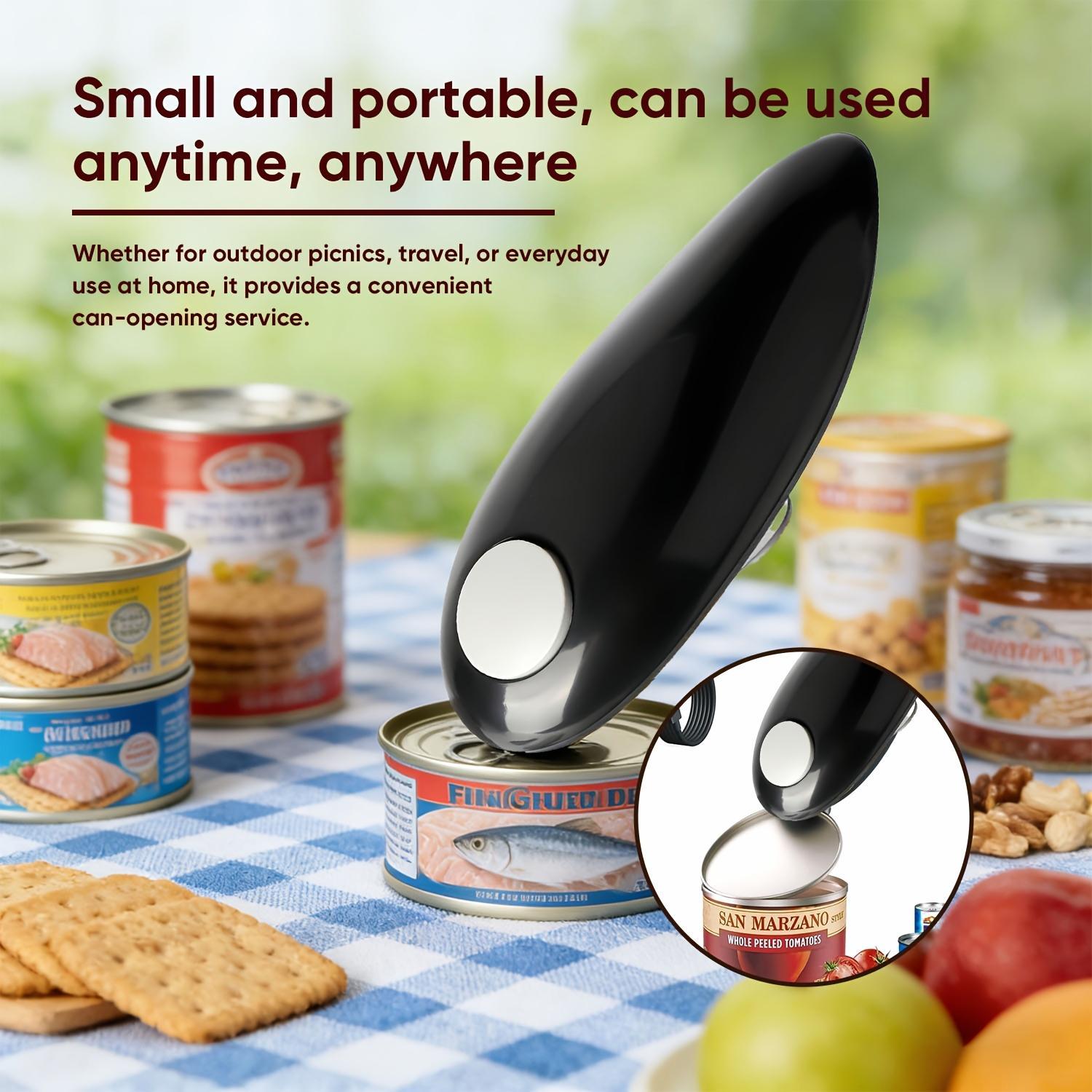Automatic Electric Can Opener with a Single Touch, Designed for Seniors, Those with Arthritis, And Individuals with Limited Hand Mobility, Perfect for Use in The Kitchen Or While Camping, Making It an Excellent Easter Gift for Older Adults