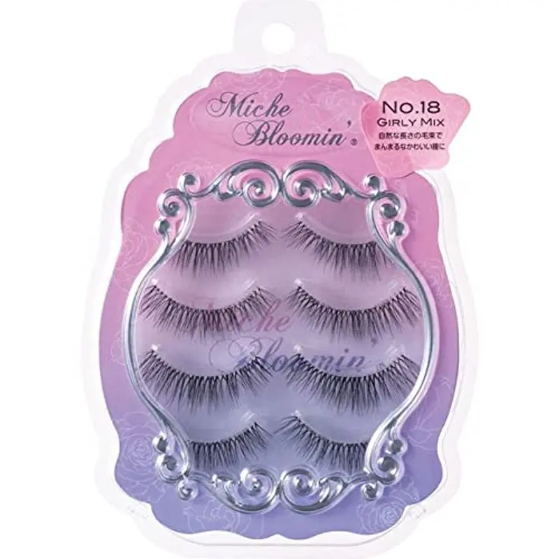 Miche Bloomin 3D False Eyelashes, 3 Pairs Lightweight Layered Japanese Lashes for Natural to Glamorous Eye Looks, Eyelash Extensions, Eyelashes Extensions