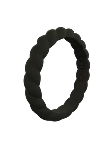 Women's Stackable Twist Silicone Ring