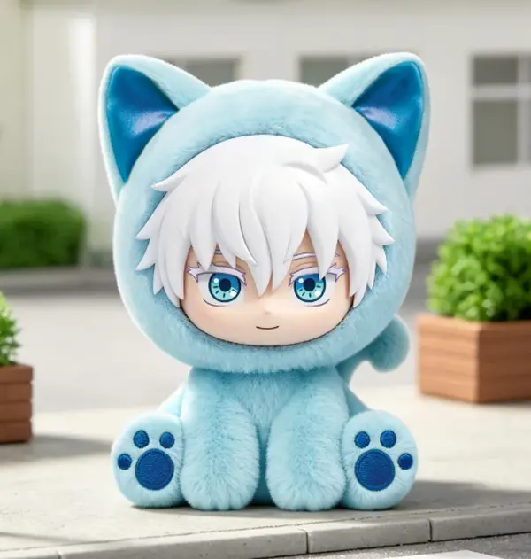 Jujutsu Kaisen Cat Paradise Sitting Series Plush Pendant Blind Box Jujutsu Kaisen Cat Paradise Sitting Series Plush Pendant Blind Box