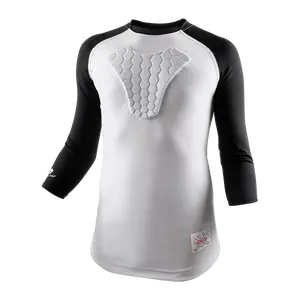 MCDAVID HEX® Sternum Raglan 3/4 Length Shirt for Baseball Softball with 9mm HEX Technology & hDc Moisture Management Technology