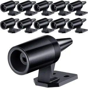 10 Pcs Deer Whistles for Vehicles, Car, Deer Horn Avoids Collisions Vehicles Wind Activated Ultrasonic Waterproof Warning for Car Motorcycles Animal Save Alert Trunks(Black,A Style)