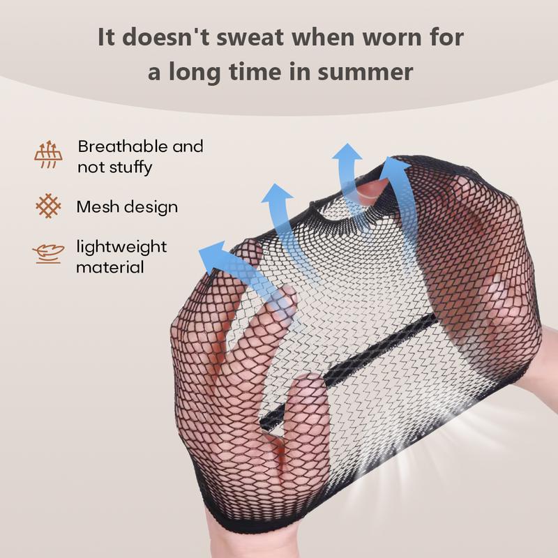 Wig Caps,Women's Wig Headgear,Wig Headgear,Wig elastic headband，Wiggery,Wig Sheath,No Braiding Needed Wig Caps for Wig Beginner, Wig Net for Long Hair, Hair Net for Halloween Cosplay, Natural Nude