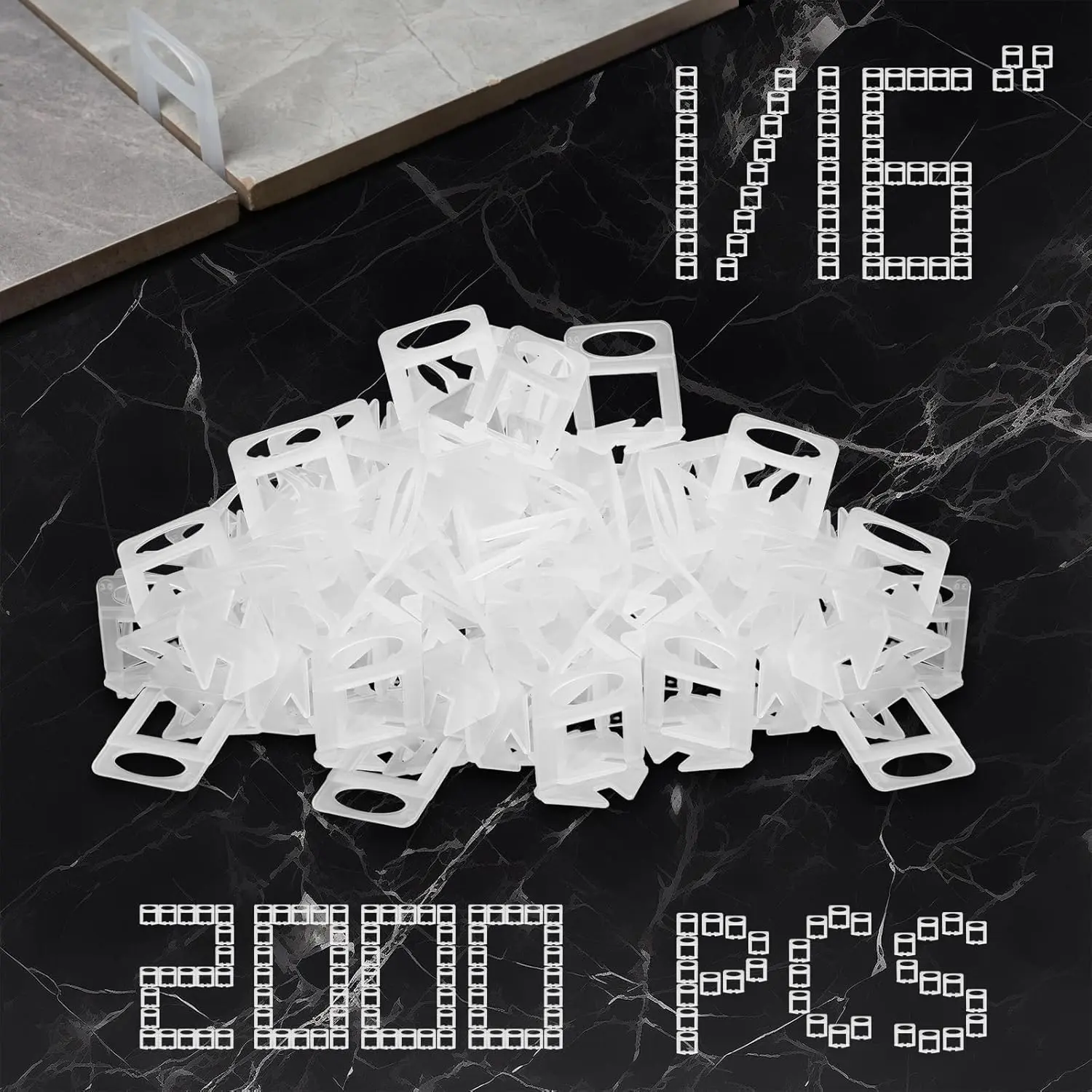 1/16 Inch 2000 Spacers