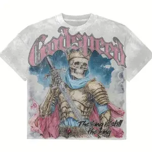 100% Cotton Y2K Gothic T-Shirt - Godspeed Sk… clothing gift - graphic tee - shirt top men - trendy casual top