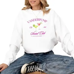 Vanderpump Rules Social Club Fashion Statement Sweatshirt - Trendy & Chic For Fashionistas Sweater Fit Spandex Womenswear Hoodie