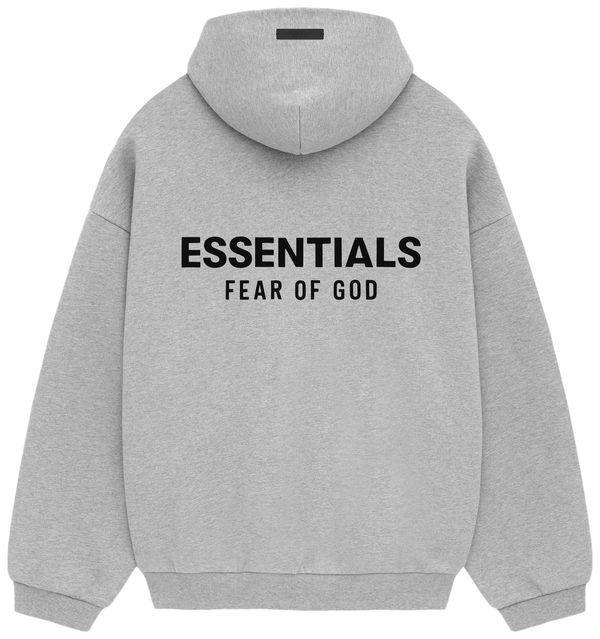 Fear of God Essentials Fleece Hoodie II 'Light Heather Grey' FW24 Authentic Brand New Fashion Streetwear Hypebeast Limited Gift