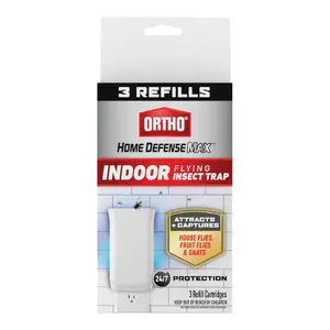 Home Defense Max Indoor Flying Insect Trap Refill Cartridges Home Defense Max Indoor Flying Insect Trap Refill Cartridges