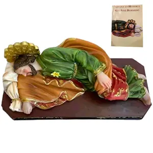San Jose Dormido 5"-12" inches Tall 25306 Statue + NOVENA** Sleeping St Joseph Statue - Small Estatua Saint Catholic Figure Brand New  Religious Decor