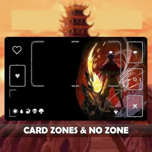 MTG x Avatar Aang Four Elements Playmat and Mousepad Magic the Gathering Desk Mat Cartoon