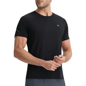 Baleaf Mens Cooling Workout Shirts Short Sleeve Athletic T-Shirts Quick Dry Moisture Wicking UPF 50+ Sun Protection Gym Running Activewear