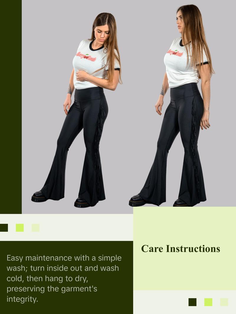Luna Fringe Bell Bottoms