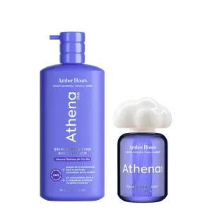 Amber Hours - Athena Club Lotion & Mist Duo | Hydrates & Softens | Full-Body Fragrance | Sensitive-Skin Friendly | Perfect for Scent Layering