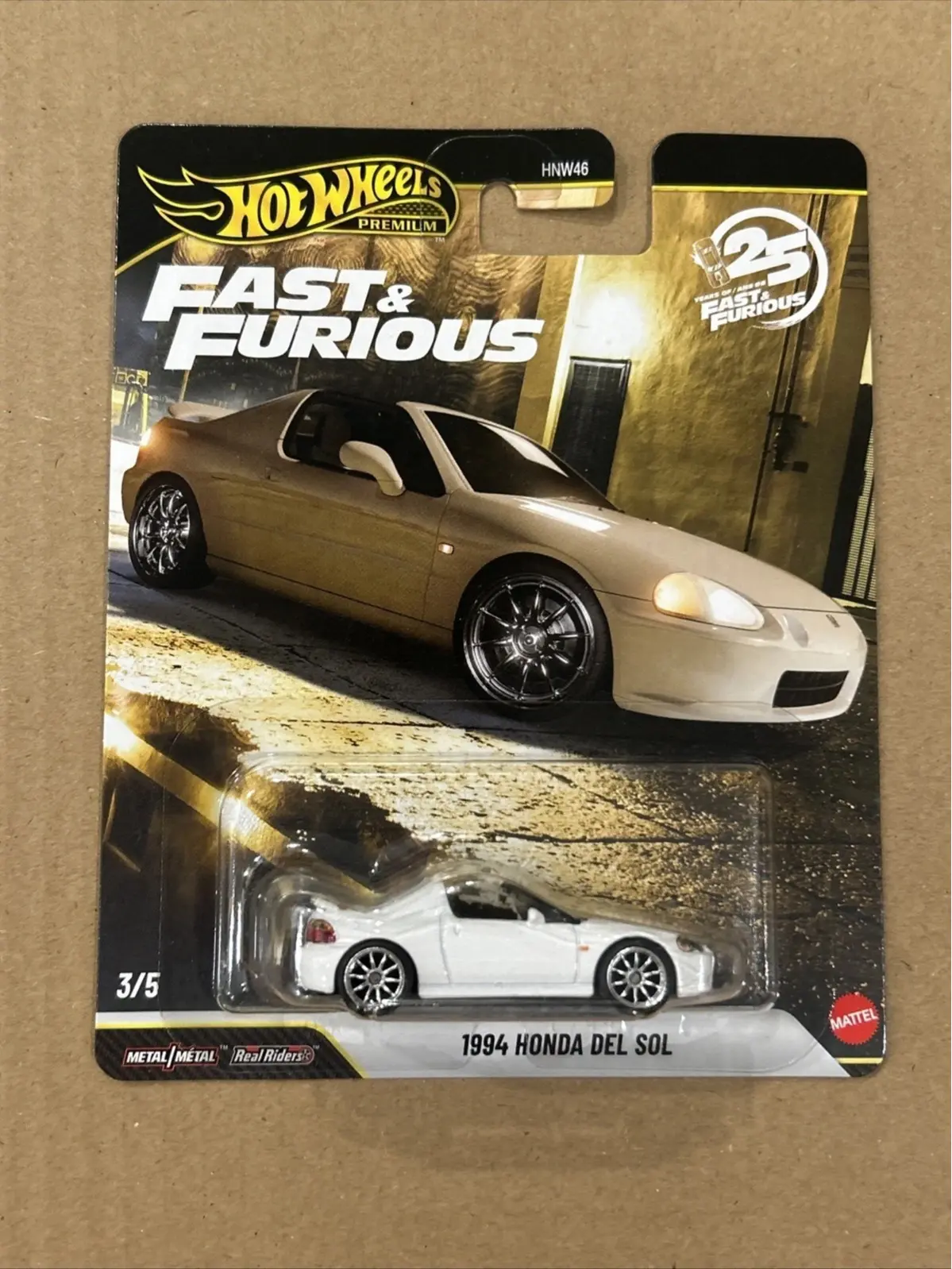 2026 Hot Wheels 1994 Honda Del Sol white Premium Fast & Furious