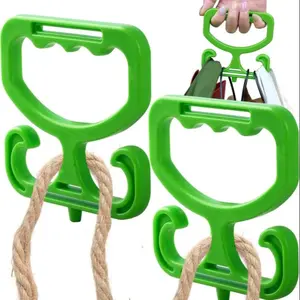 2-Pack Grocery Bag Carrier Handle – Heavy Duty Holder for Shopping, Holds 100lbs Reusable & Easy to Carry