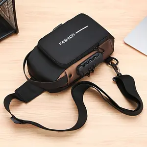 New Unisex Chest Bag - Fashionable Business Waist Bag, Ideal for Daily Commuting, Workouts, Lightweight & Spacious Multi-Pocket Shoulder Backpack, Perfect Valentine's Gift, Fitness Accessories, Modern Accessories, Durable Straps, Versatile Commuter Bag, A