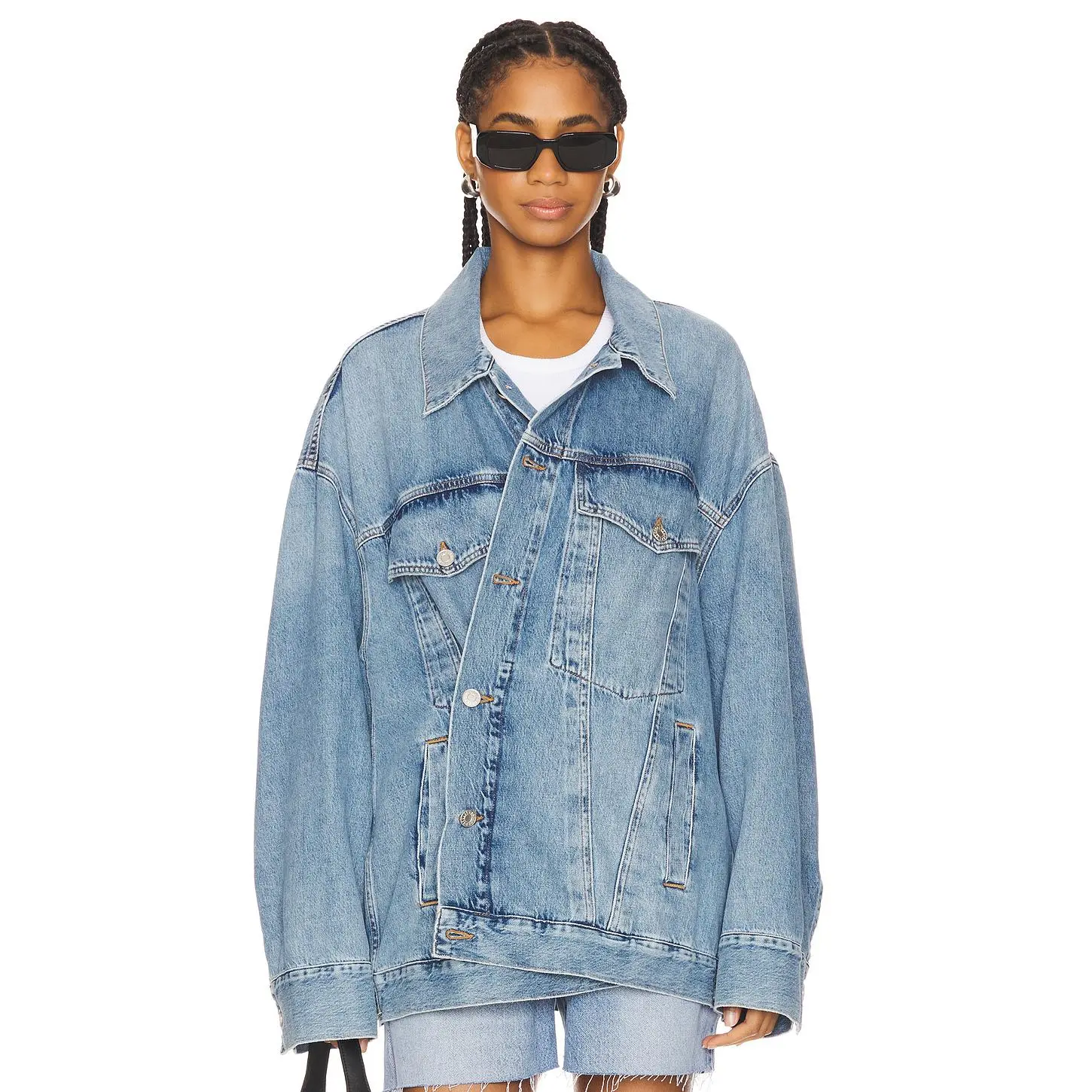 AGOLDE Reworked Wayne Jacket in Clarity