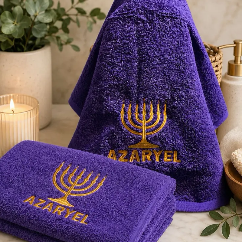 Embroidered towel Size 16” x 28”