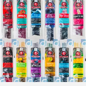 Random 9 bags BluntBlack 10.5" Incense sticks ( 12 sticks per bag) randomly selected different aromas sticks sweet wooden strong smells