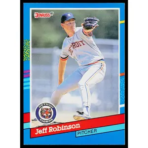 Jeff Robinson 1991 Donruss #245 Detroit Tigers