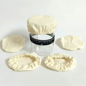 Reusable Cloth Cover for Sourdough Starter Fermentation, Elastic Fabric Bag for Bread Dough, Compost Tea Storage, Kitchen Organization