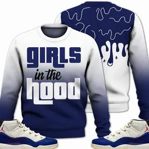 11 Rare Air Outfit, 2025 Retro Rare Air 11s Sweatshirt, Girl In The Hood Unisex T-Shirts To Match Sneakers, Streetwear Style Urban Outfit Clothes Fabric