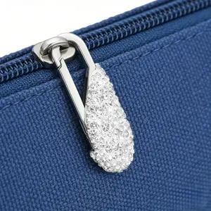 2 Piece Detachable Diamond Zipper Heads Replacement Kit, Zipper Repair Set for Jackets Pants Coats Shoes Luggage Backpacks