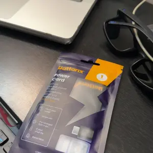 Battarix Power Card - Rechargeable Battery for Smartphone & All Device - USB Battery Replacement - Support All Device Connectivity