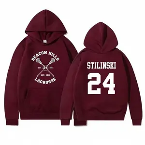 [Ship from US] Teen Wolf Shirt, Beacon Hills Lacrosse Hoodie, Stilinski 24, Teen Wolf Hooded Sweatshirt
