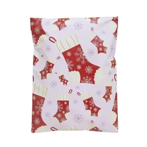 Christmas Stockings Poly Mailers Size 6x9 Christmas Shipping Bags