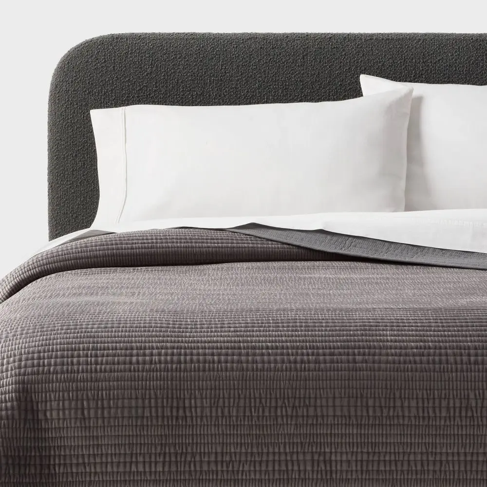 Ruched Velvet Quilt - Threshold