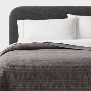 Ruched Velvet Quilt - Threshold