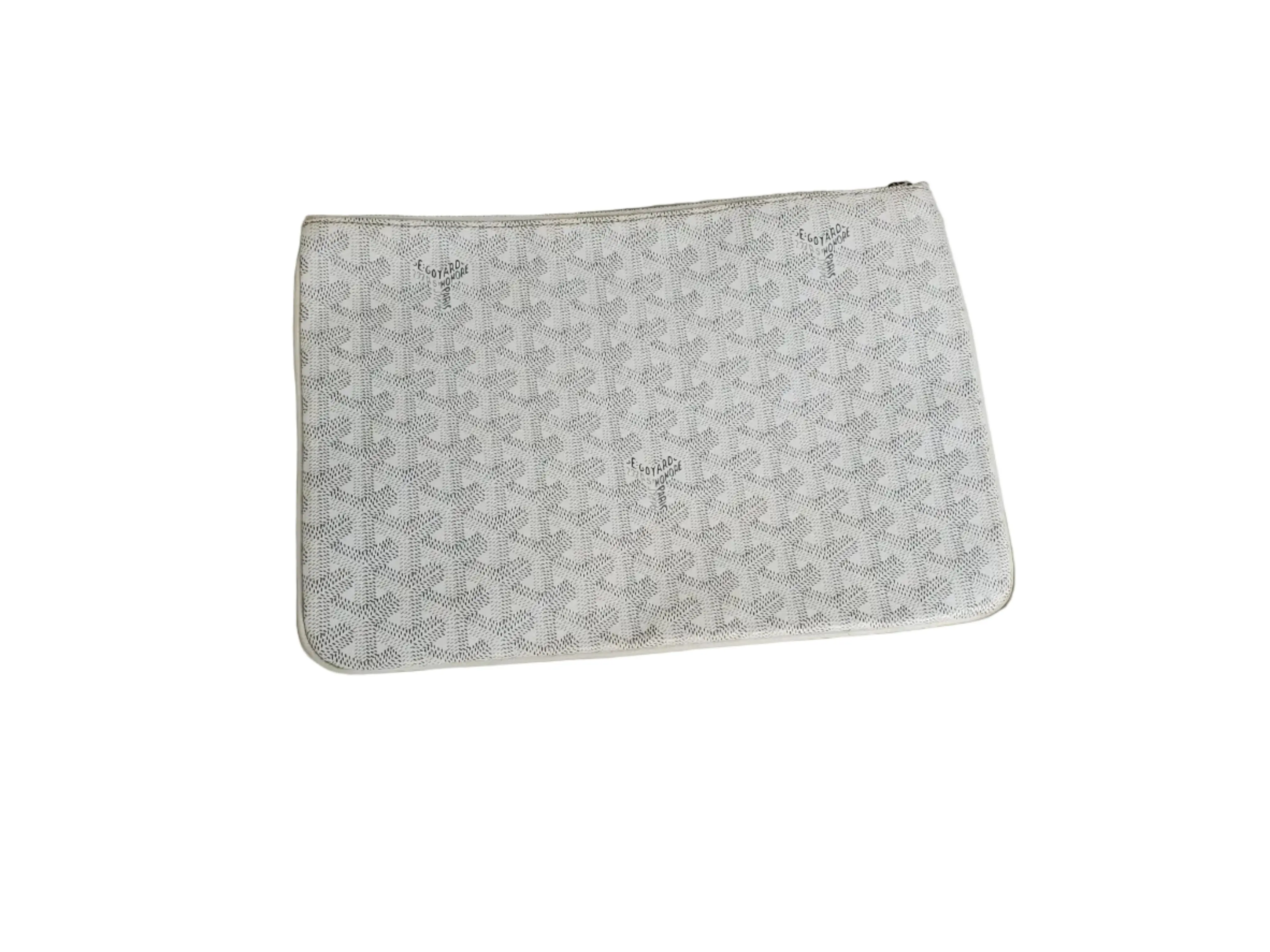 Pre-owned Goyardine Canvas Small leather goods Goyard Sena MM Clutch