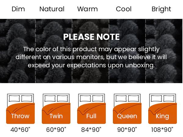 Faux Rabbit Fur Flannel Blanket Solid Color Cozy Throw Soft Touch Lightweight Blanket for Sofa Bed Bedroom Office Travel Decorative Faux Fur Blanket