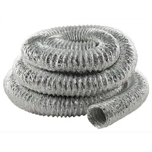 212 MAIN Flexible HVAC Venting Duct - 2 In. x 25 Ft., Metalized Layer, Polyester Film, for Commercial & Residential Use