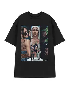 Graphic Bianca Belair, Jade Cargil And Naomi Wrestler Classic Fashion For Man And Woman Shirt Top Collar Casual Cotton, Fashion Full Colors, Full Sizes, For Men, For Women