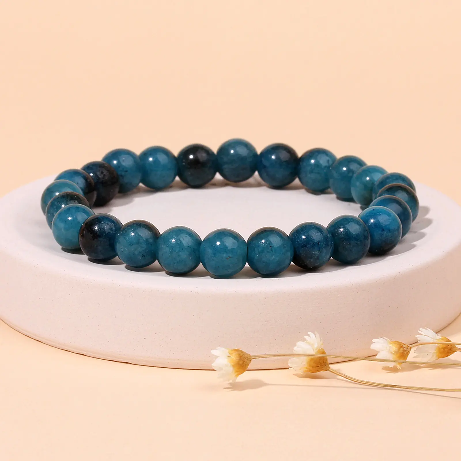 1PC Blue Bohemian Beaded Bracelet Unisex Fashion Jewelry Gift For Women And Men