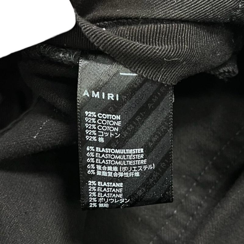 Amiri MX1 Gradient Bandana Patch Jeans Black