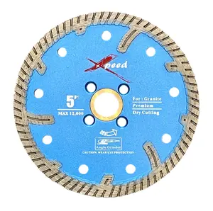 Pro Diamond 5" Premium Blue Turbo Cutter w/ side diamond 5" x .095" x 8mm